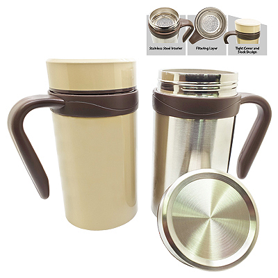 DWSSCM - Double Wall Stainless Steel Coffee Mug - 450 ml