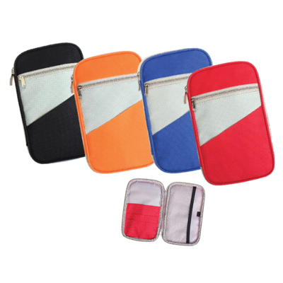 DOUBLE ZIPPER - Double Zipper Travel Pouch - 600D