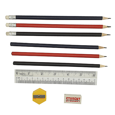 Pencils Set - Pencils Set (consist of Pencils, Ruler, Sharpener Eraser)