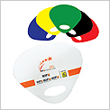 Die Cut PP Hand Fan