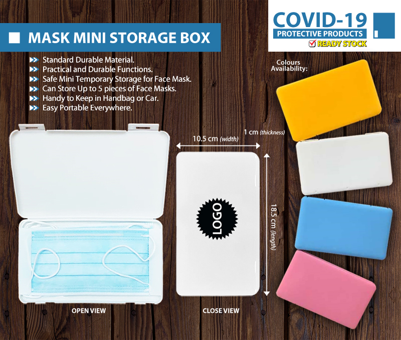 Mask Container Small Mask Box - Mask Mini Storage Box | Corporate Gifts & Premium | Max ...